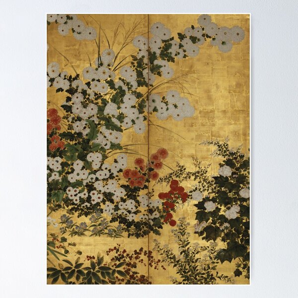 Japanese Chrysanthemum Wall Art for Sale