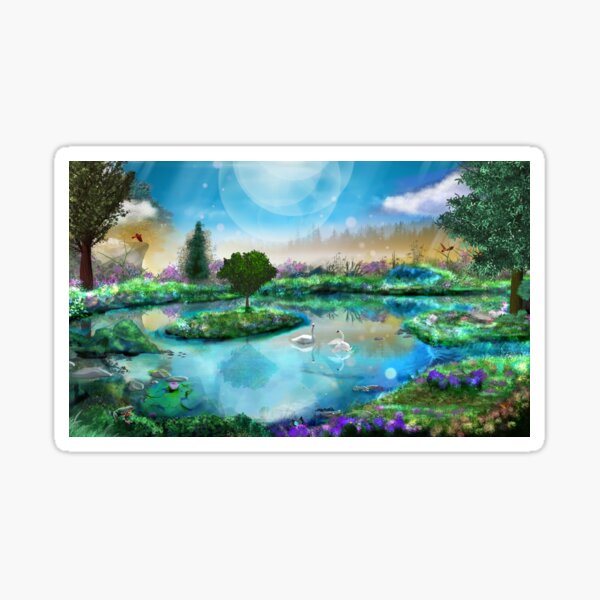 Lake of Tranquility Sticker