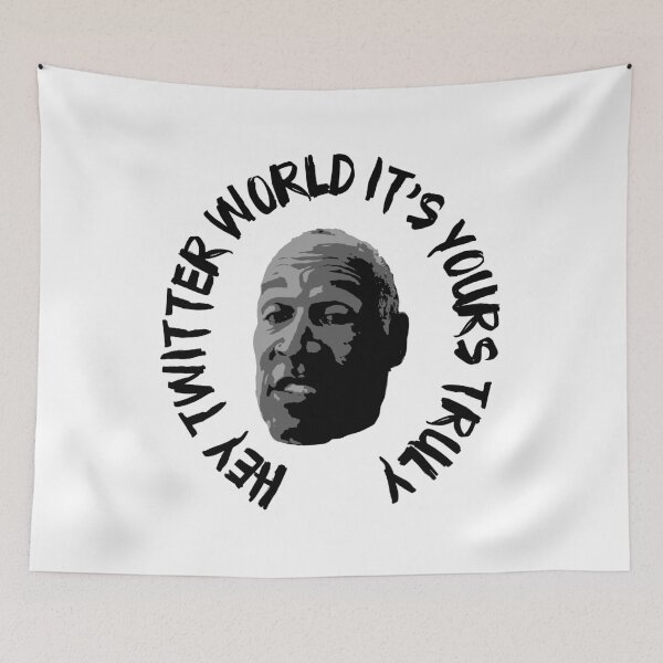 Item preview, Hey Twitter World (The Murderer) designed and sold by ColorBars.