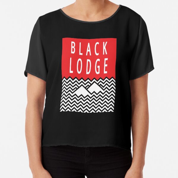Black Lodge Chiffon Top