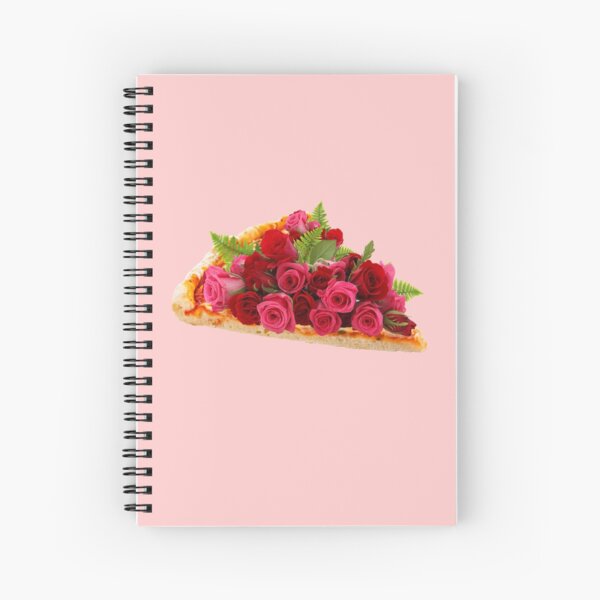 Rose pizza Spiral Notebook