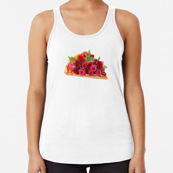 Rose pizza Racerback Tank Top