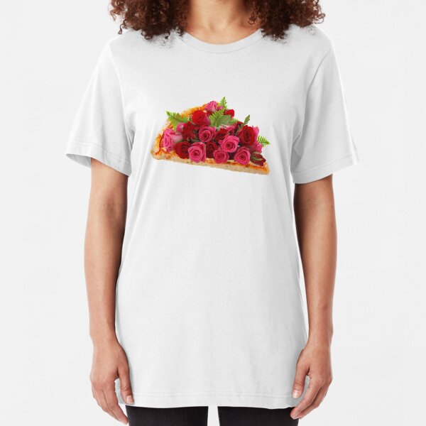 Rose pizza Slim Fit T-Shirt