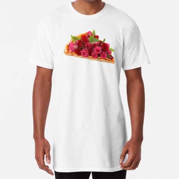 Rose pizza Long T-Shirt