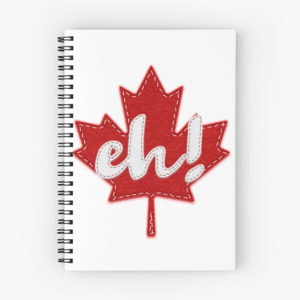 Item preview, Eh! Canadian Maple Leaf Hand-Sewn Felt Patch Graphic designed and sold by Kristen Bedard.