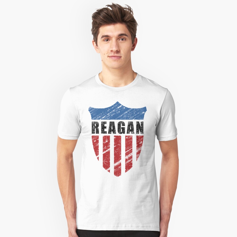 Reagan Patriot Shield Slim Fit T-Shirt