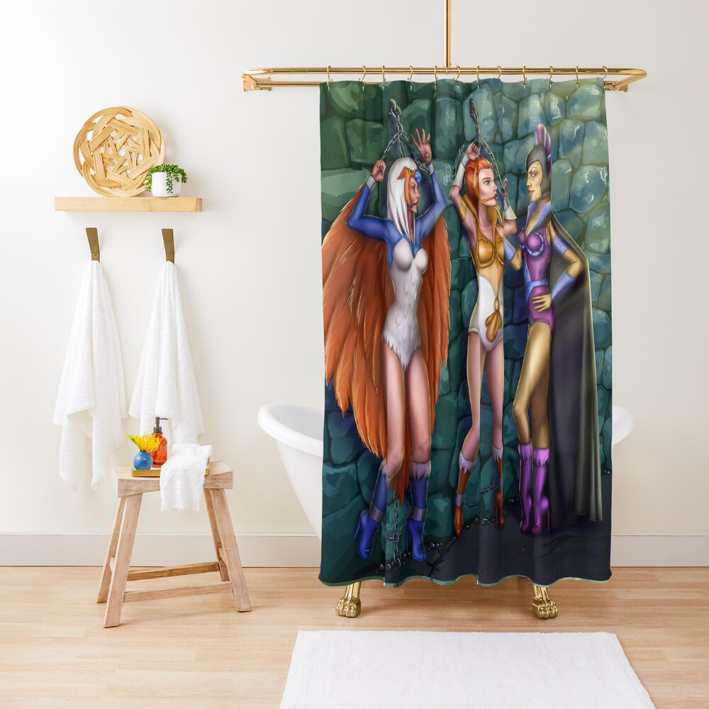 In the Castle Dungeons Shower Curtain