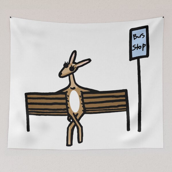 Item preview, Deer at a Bus Stop designed and sold by taeleesa.