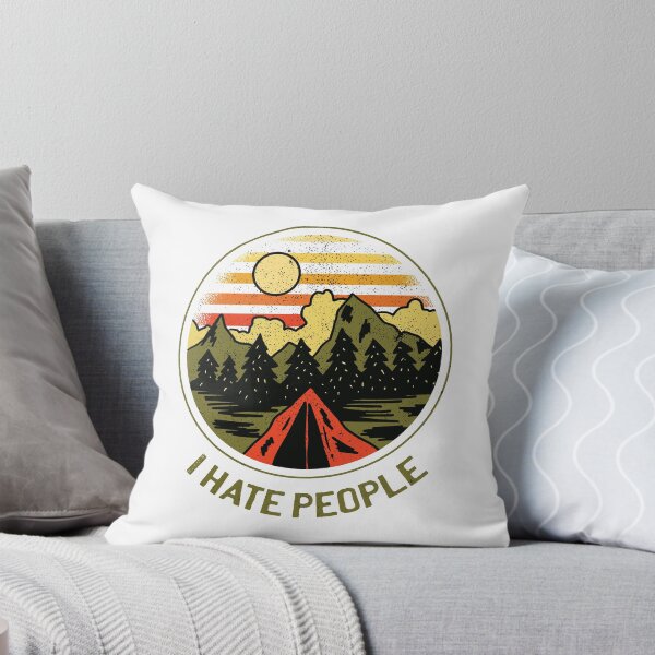Item preview, I hate people | Wanderer T-Shirt Design. designed and sold by emphatic.