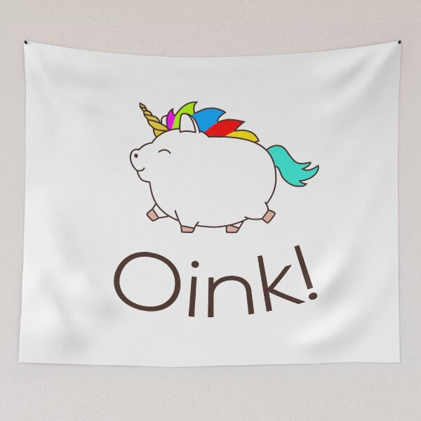 Aperçu de l'œuvre Happy Fat Unicorn est là! créée et vendue par csaron92.