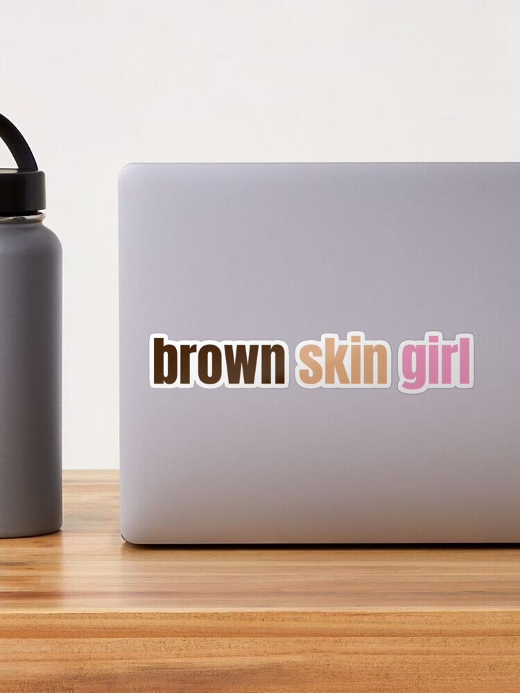 brown skin girl Sticker for Sale by dariabeyger