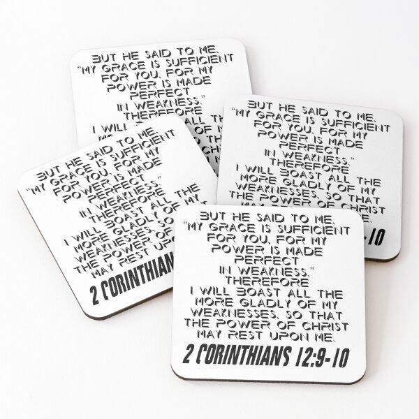 Item preview, 2 Corinthians 12: 9-10 designed and sold by IsraWiss.