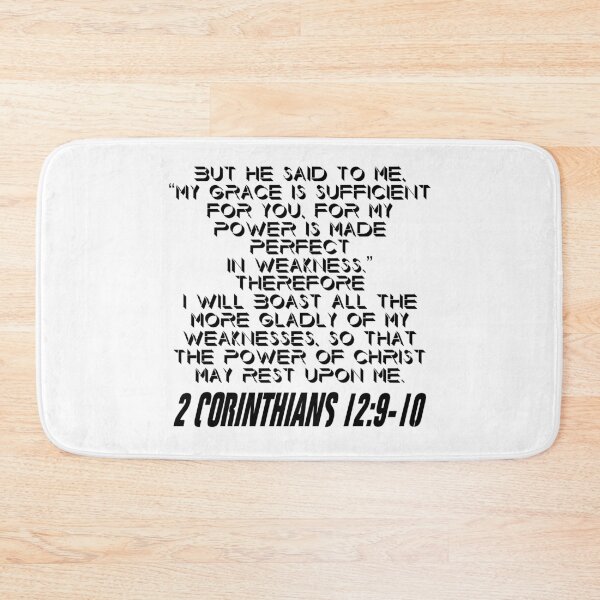 Item preview, 2 Corinthians 12: 9-10 designed and sold by IsraWiss.