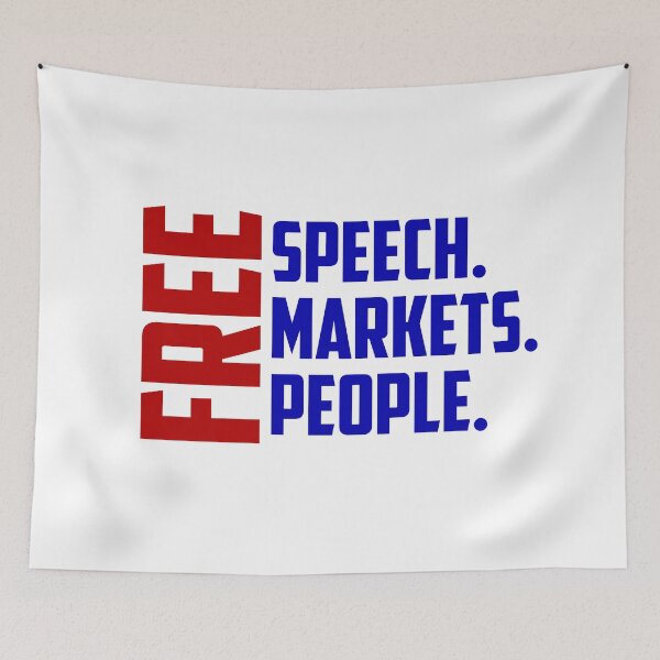 Item preview, free speech markets people designed and sold by RossDillon.