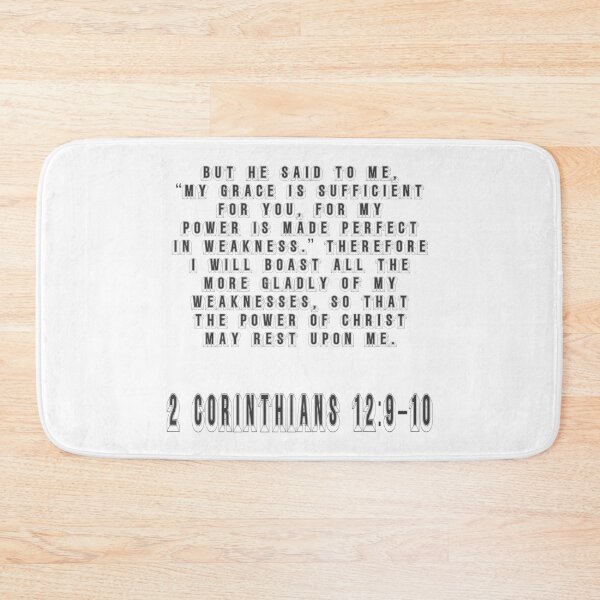 Item preview, 2 Corinthians 12: 9-10 designed and sold by IsraWiss.