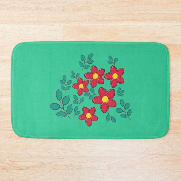 Item preview, Red flowers designed and sold by demonkourai.