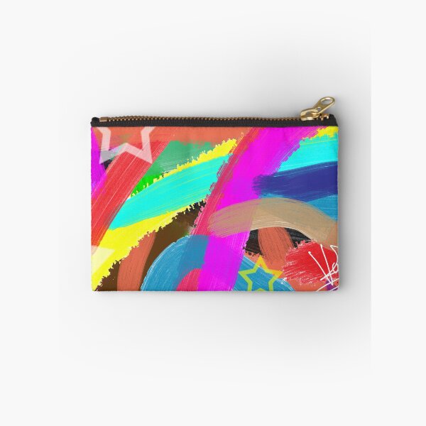 Item preview, Abstract paint brush with starts colourful #painting #brush strokes designed and sold by aariv.
