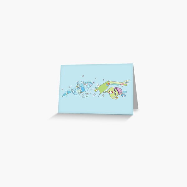 Footloose de la Water Greeting Card