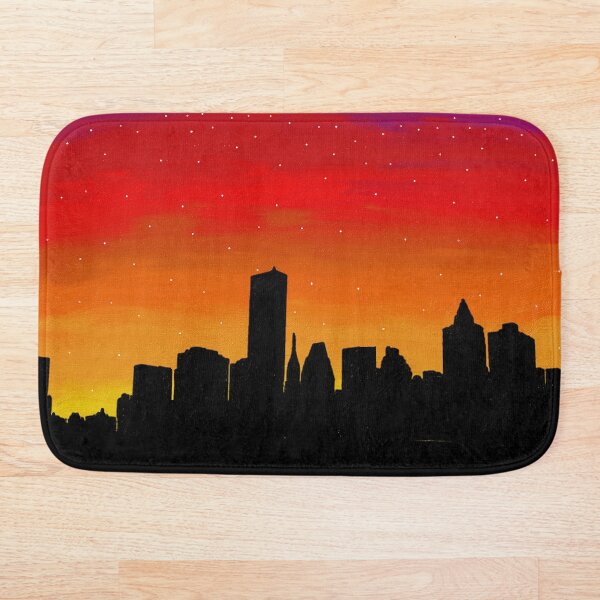 Item preview, City skyline at dawn designed and sold by AnneOnymus.
