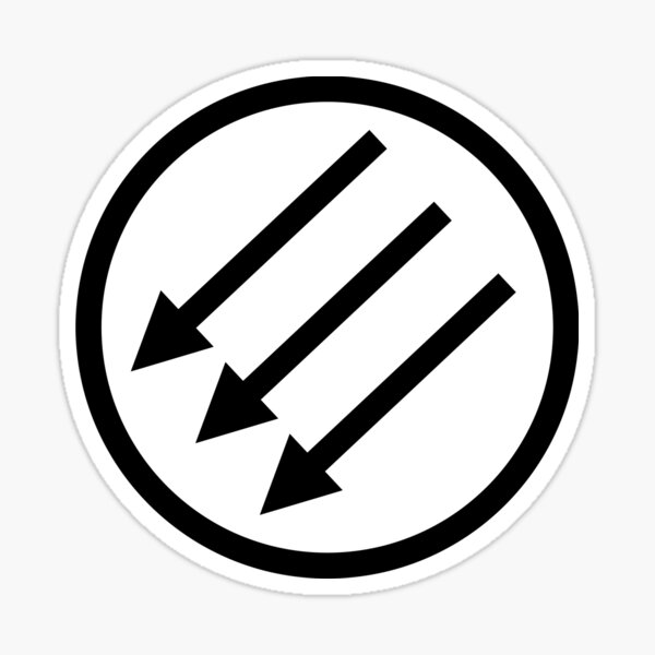 Artikel-Vorschau von Eisenfront Antifaschismus-Symbol, designt und verkauft von Brent Sachs.