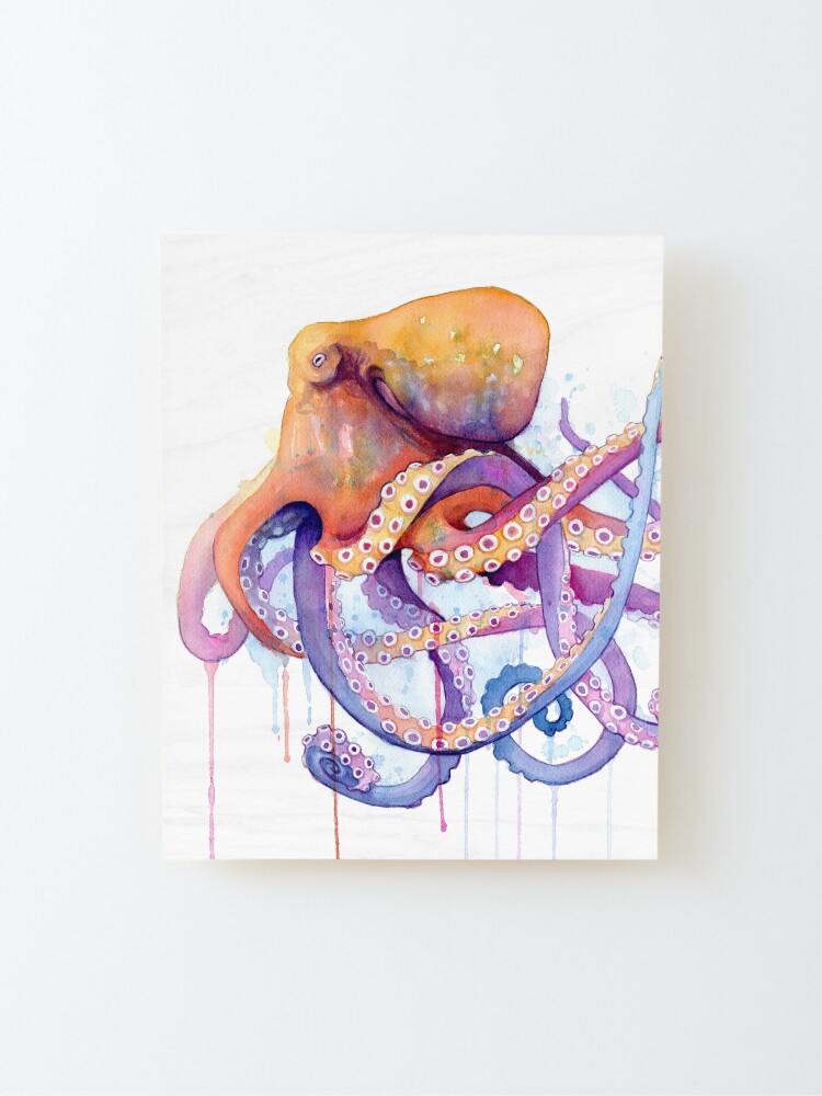 Alternate view of Octopus II Mounted Print