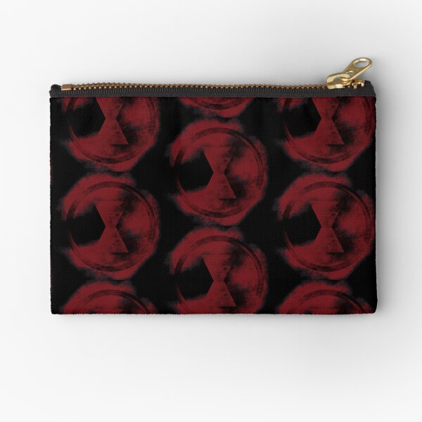 BW Grunge Zipper Pouch