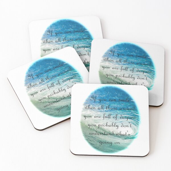 Item preview, Inspiring Dispirational smile quote designed and sold by SifRants.