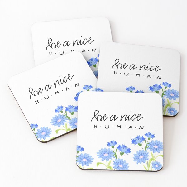 Item preview, Be a nice human designed and sold by Katbydesign.