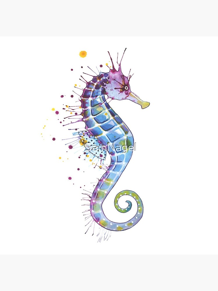 Seahorse - Purple by SamNagel
