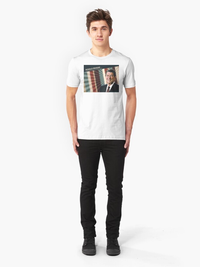 Alternate view of Ronald Reagan Slim Fit T-Shirt