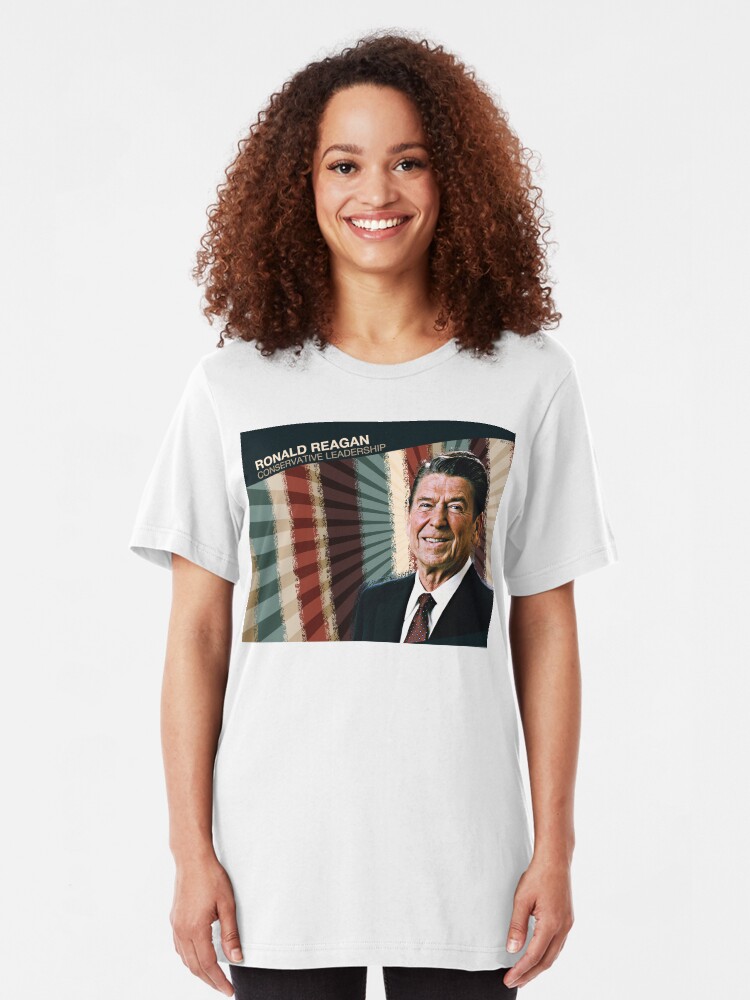 Alternate view of Ronald Reagan Slim Fit T-Shirt