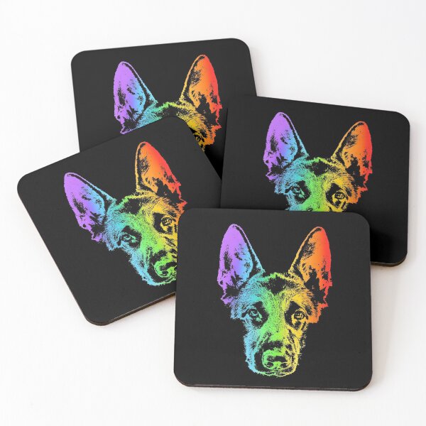 Item preview, Rainbow German Shepherd designed and sold by Child of the Corn Designs.