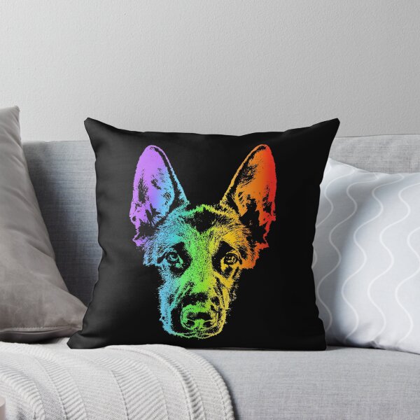 Item preview, Rainbow German Shepherd designed and sold by Child of the Corn Designs.