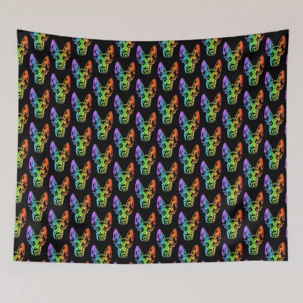 Item preview, Rainbow German Shepherd designed and sold by Child of the Corn Designs.