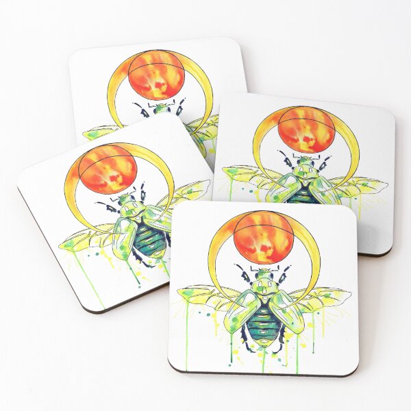 Item preview, Scarab Beetle designed and sold by SamNagelArt.