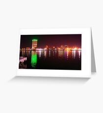 Galveston By Night Greeting Card