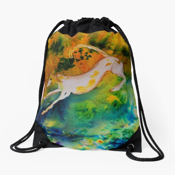Lurcher Colour Fun Drawstring Bag