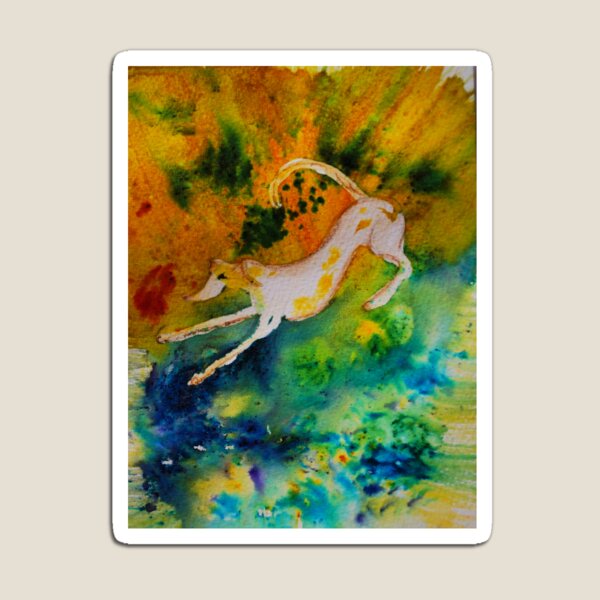 Lurcher Colour Fun Magnet