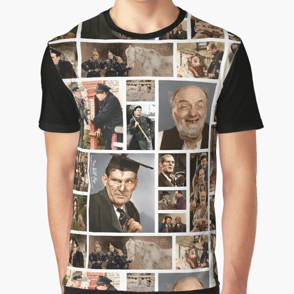 Will Hay: Colourised Collage Graphic T-Shirt