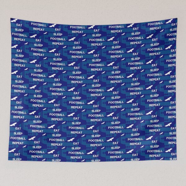Item preview, Eat Sleep Football Repeat designed and sold by SEEphotos7171.