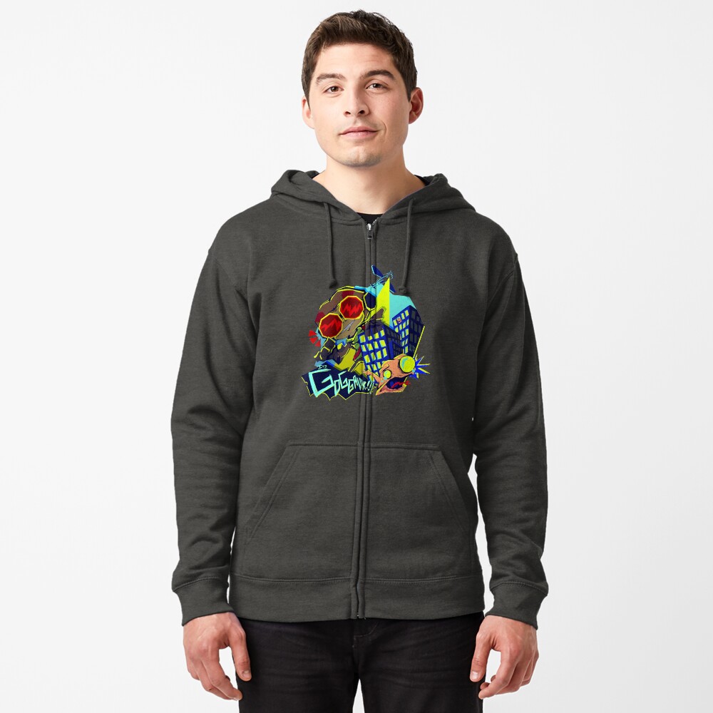 Vista previa del artículo con la obra «Sudadera con capucha y cremallera», diseñado y vendido por fluffy-hooves.