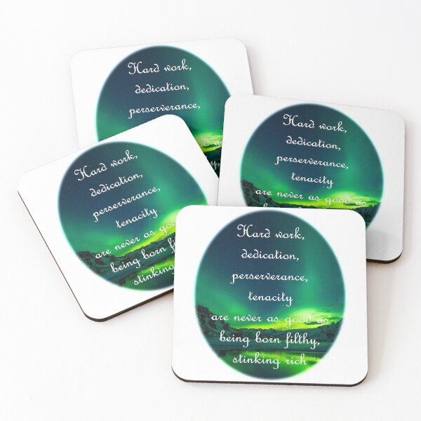 Item preview, Inspiring Dispirational born rich quote designed and sold by SifRants.