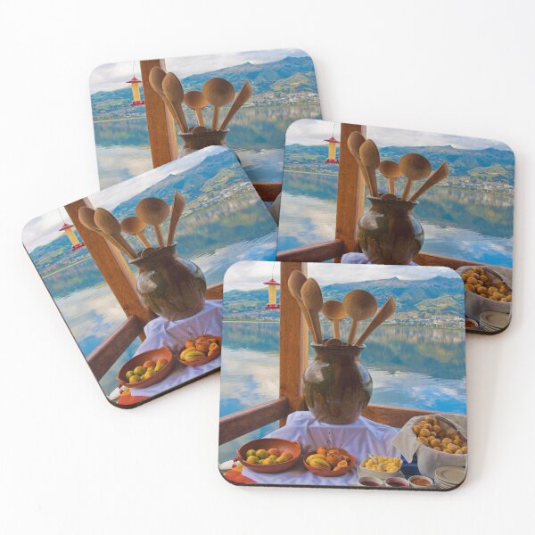 Item preview, Ecuador. Hosteria Cabañas del Lago. Breakfast at the lake. designed and sold by vadim19.