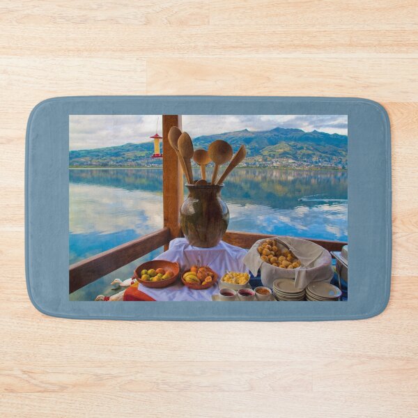 Item preview, Ecuador. Hosteria Cabañas del Lago. Breakfast at the lake. designed and sold by vadim19.