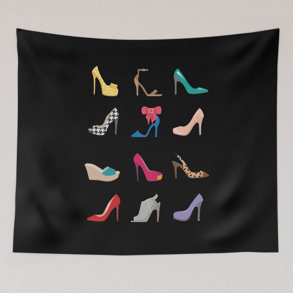 Item preview, Fashion High Heel Shoes - On Black designed and sold by aqualiontees.