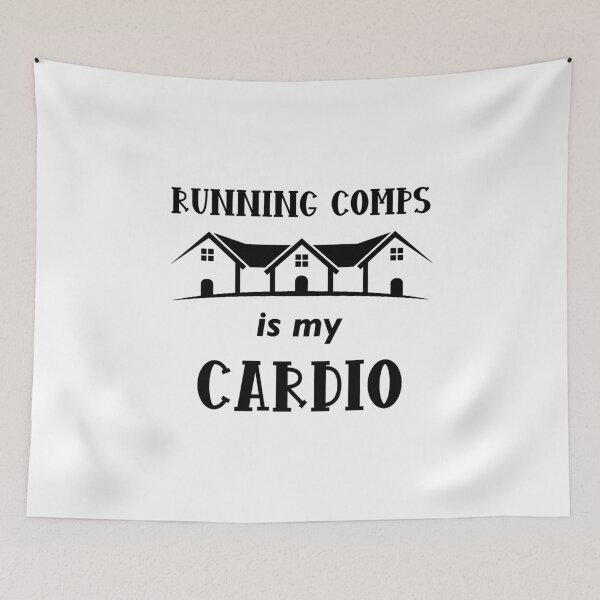 Item preview, Real Estate Agent Running Comps Houses Funny Realtor Quote  designed and sold by CreatedByHeidi.