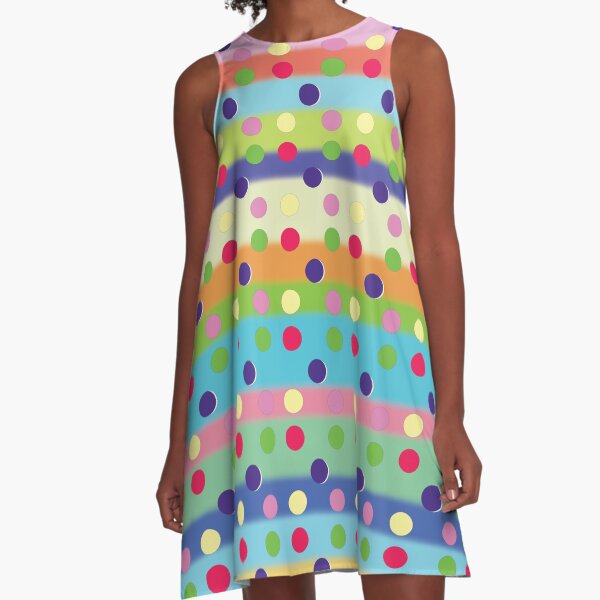 Prettier in Polkadots A-Line Dress