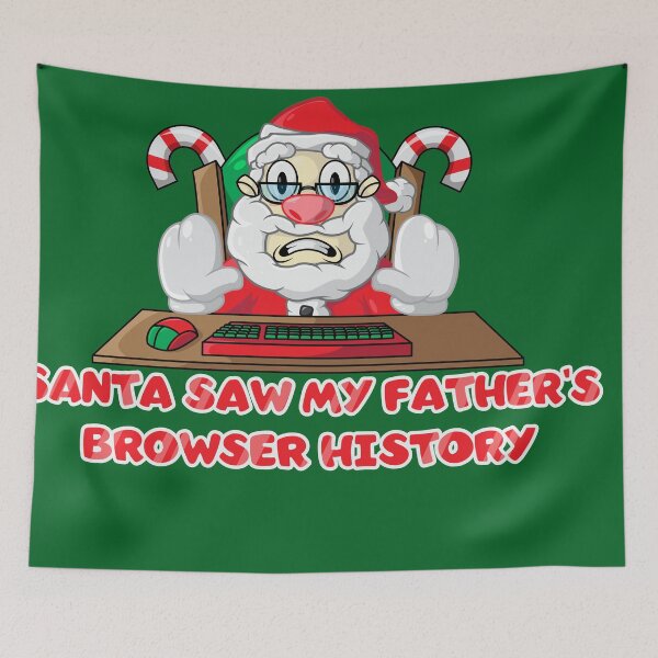 Item preview, Santa Claus Internet Browser History - Father designed and sold by swiftyspade.