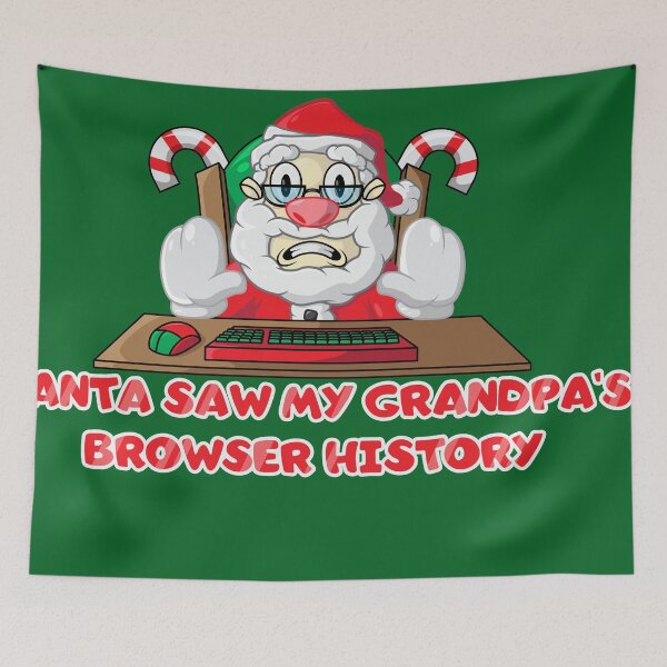 Item preview, Santa Claus Internet Browser History - Grandpa designed and sold by swiftyspade.