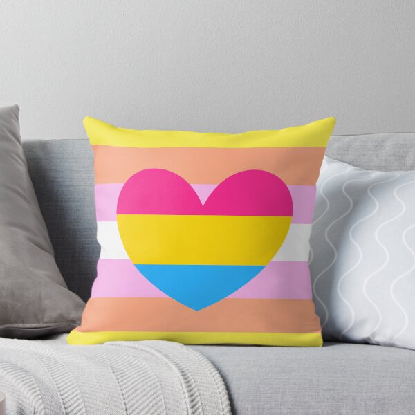 Item preview, pangender flag with pansexual heart designed and sold by Simplipride.